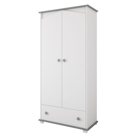 miniaturka szafa domek biala szary.jpg