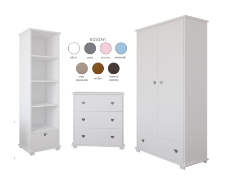 Kolekcja mebli HEART wycięte serca