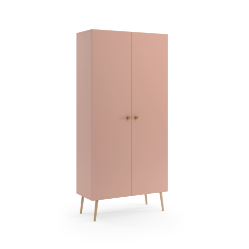 Przejdź do produktu Szafa Milo z półkami - Pudrowy róż