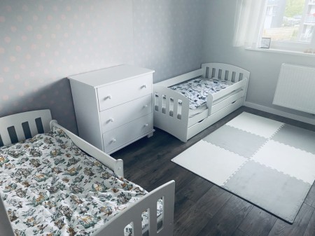 Łóżko Basic Białe 1