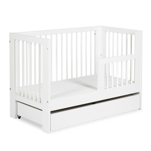 Przejdź do produktu Łóżeczko z funkcją tapczanika Olivia 120x60, biel