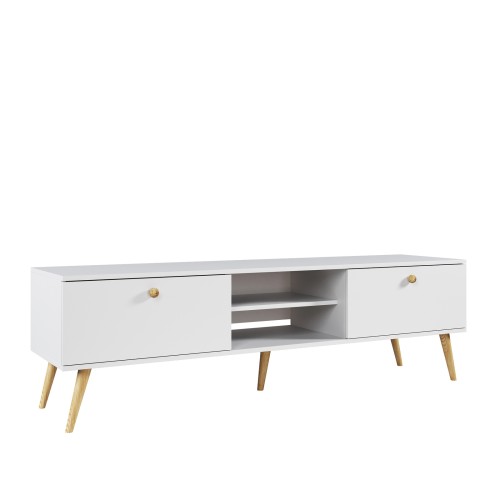 Przejdź do produktu Szafka RTV Milo - Biel