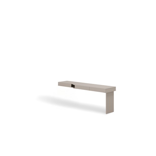 Przejdź do produktu Biurko młodzieżowe WOOW prawe 3-Szuflady -  Szampański /popiel