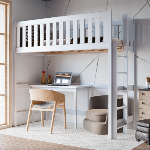 Przejdź do produktu Łóżko na antresoli Berlin+ - Białe