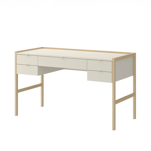 Przejdź do produktu Biurko młodzieżowe VERSA latte / drewno 