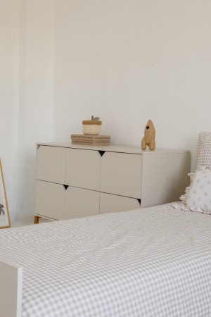 Zestaw mebli dziecięcych LOTTA Latte JUNIOR - Komoda