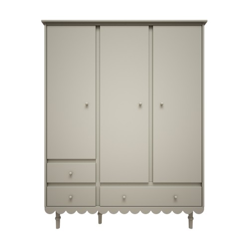 Przejdź do produktu Szafa 3-drzwiowa do pokoju dziecięcego Babushka - Oliwkowa