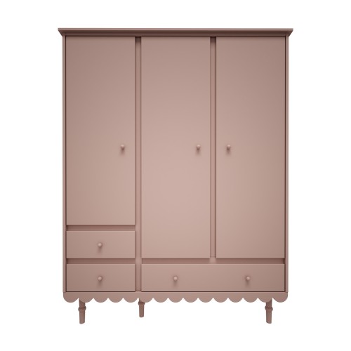 Przejdź do produktu Szafa 3-drzwiowa do pokoju dziecięcego Babushka - Różowa