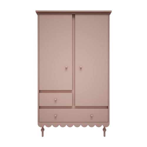Przejdź do produktu Szafa 2-drzwiowa do pokoju dziecięcego Babushka - Różowa