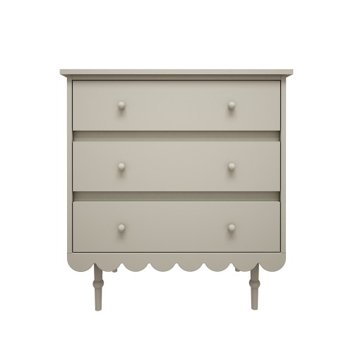 Przejdź do produktu Niska komoda z szufladami do pokoju dziecięcego Babushka - Oliwkowa