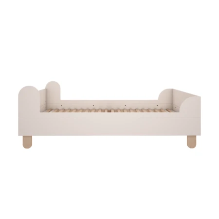 Łóżko 200x90 cm do pokoju dziecięcego lub młodzieżowego w kolorze białym