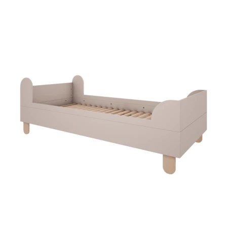 Łóżko 200x90 cm do pokoju dziecięcego lub młodzieżowego w kolorze kaszmir - Perspektywa