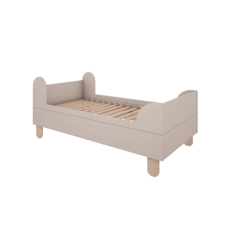 Łóżko 160x80 cm do pokoju dziecięcego w kolorze kaszmir - Perspektywa