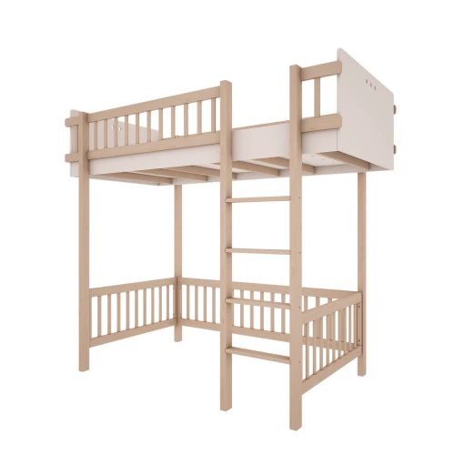 Przejdź do produktu Antresola wysoka 200x90 do pokoju dziecięcego Basic - Biała