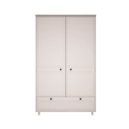 Szafa 2-drzwiowa z szufladą do pokoju dziecięcego lub młodzieżowego w kolorze kaszmir