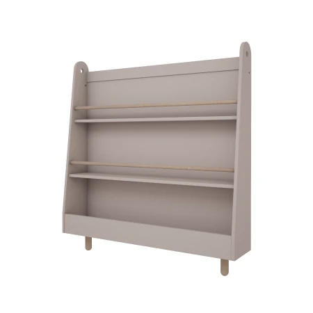 Regał do pokoju dziecięcego w kolorze kaszmir - Perspektywa z nóżkami