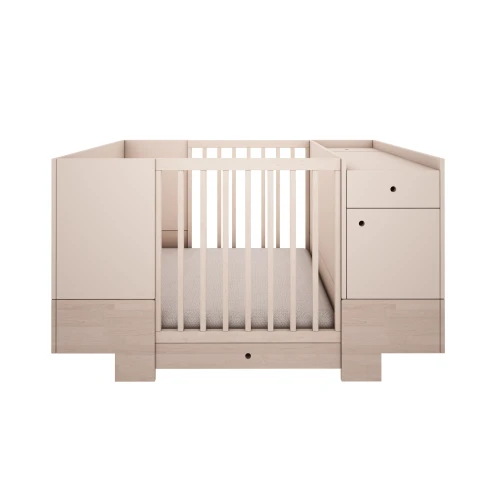 Przejdź do produktu Łóżeczko wielofunkcyjne SmartBed do pokoju dziecięcego - Piaskowy Beż + Buk