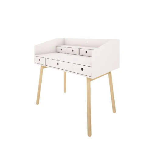 Przejdź do produktu Biurko - Sekretarzyk do pokoju dziecięcego River - Białe