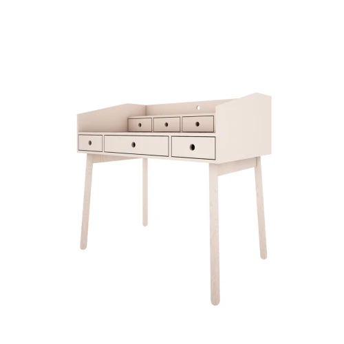 Przejdź do produktu Biurko - Sekretarzyk do pokoju dziecięcego River - Piaskowy beż