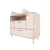 Komoda z przewijakiem River do pokoju dziecięcego w kolorze Piaskowy beż - Perspektywa