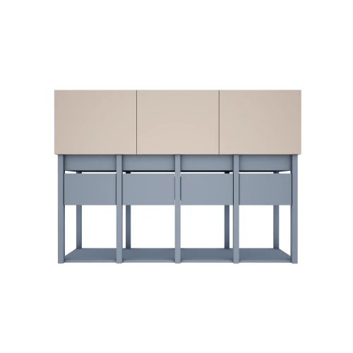 Przejdź do produktu Komoda do pokoju dziecięcego Tweens - Zgaszony Niebieski + Piaskowy Beż