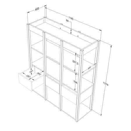 Regał Tweens Wymiary