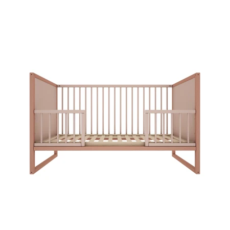 Sofa 140x70cm Tweens do pokoju dziecięcego i niemowlęcego w kolorze Pudrowy róż