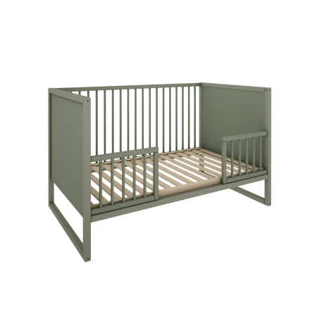 Sofa 140x70cm Tweens do pokoju dziecięcego i niemowlęcego w kolorze Eukaliptus - Perspektywa