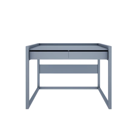 Biurko Tweens z szufladami do pokoju dziecięcego lub młodzieżowego w kolorze Zgaszony Niebieski