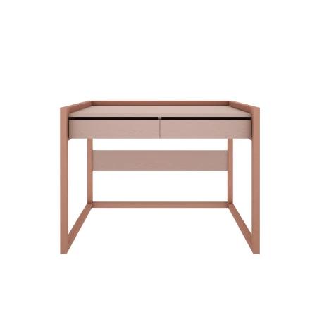 Biurko Tweens z szufladami do pokoju dziecięcego lub młodzieżowego w kolorze Pudrowy Róż