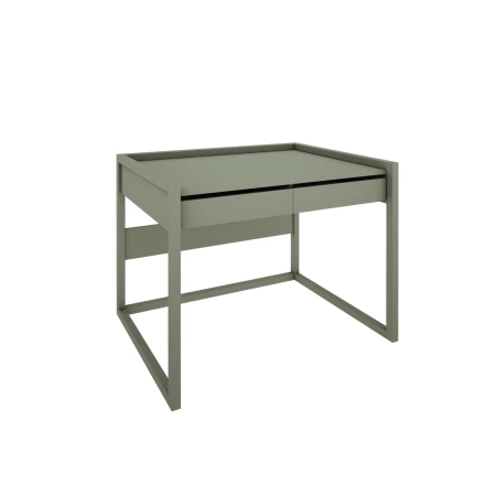 Biurko Tweens z szufladami do pokoju dziecięcego lub młodzieżowego w kolorze Eukaliptus - Perspektywa