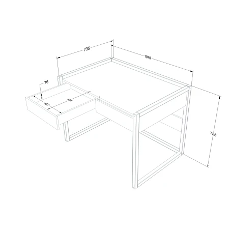 Biurko Tweens Wymiary