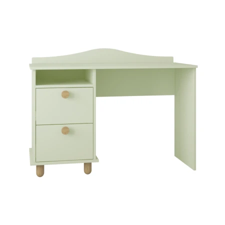 Biurko z szufladami do pokoju dziecięcego lub młodzieżowego SIMPLE w kolorze miętowym