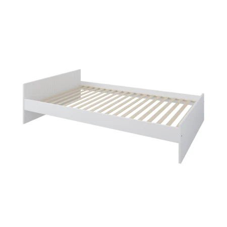 Łóżko Cozy LOFT 200x120 do pokoju dziecięcego lub młodzieżowego w kolorze białym