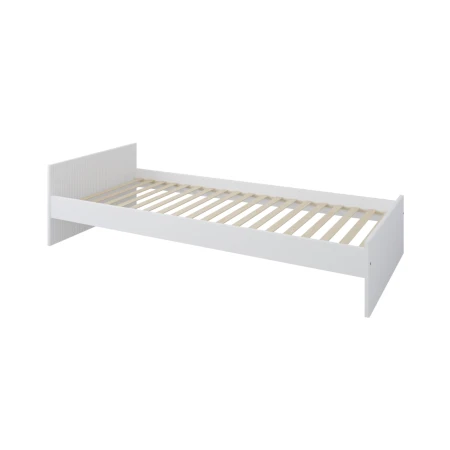 Łóżko Cozy LOFT 200x90 do pokoju dziecięcego lub młodzieżowego w kolorze białym