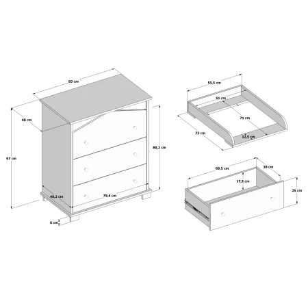 Komoda Domek Wymiary.webp