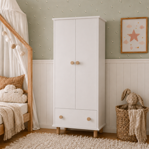 Przejdź do produktu Szafa boho dla dziecka SIMPLE - Biała