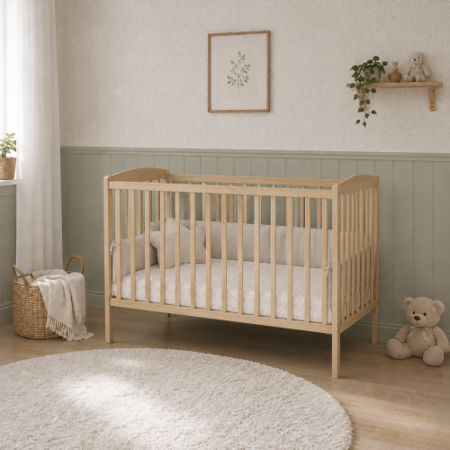 Przejdź do produktu Łóżeczko BASIC 120x60 - Sosna 