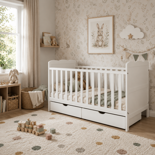 Przejdź do produktu Łóżeczko-tapczanik 3w1 ELLA 140x70 