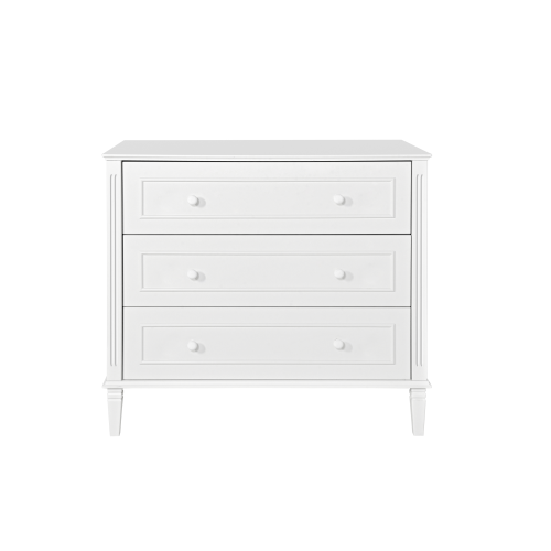 Przejdź do produktu Komoda Bianka – elegancka komoda dziecięca w stylu art déco z 3 szufladami