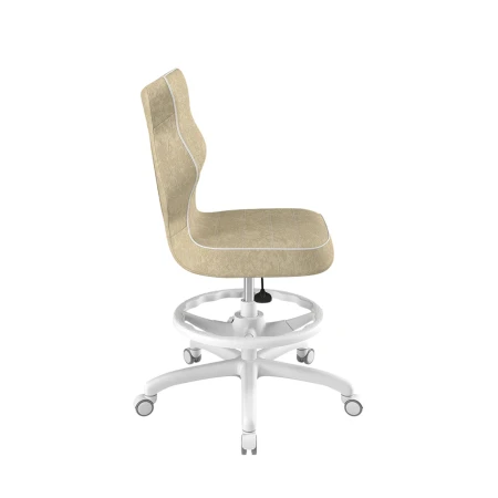 Ergonomiczne krzesło dziecięce Petit Visto biała podstawa do biurka szkolnego
