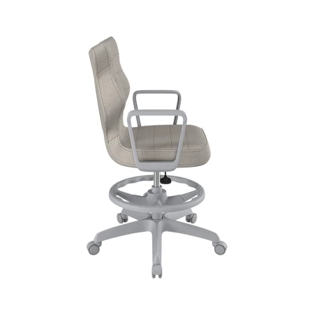 Ergonomiczne krzesło młodzieżowe Norm Monolith szara konstrukcja