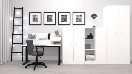 Ergonomiczne krzesło dziecięce Norm przy biurku - Aranżacja