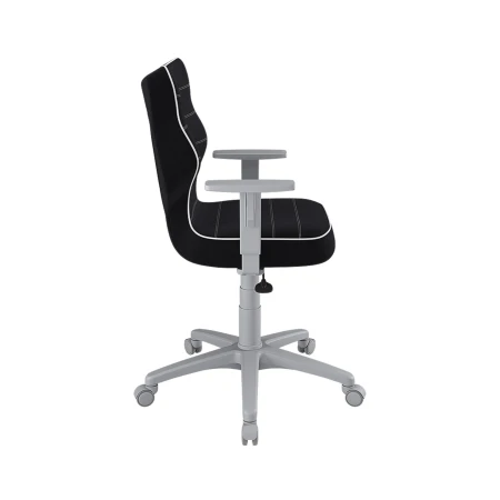 Ergonomiczne krzesło Duo Jasmine z szarą podstawą do nauki przy biurku