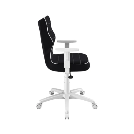 Ergonomiczne krzesło Duo Jasmine z białą podstawą do nauki przy biurku