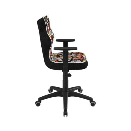 Ergonomiczne krzesło Duo Storia z czarną podstawą do nauki przy biurku