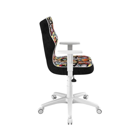 Ergonomiczne krzesło Duo Storia z białą podstawą do nauki przy biurku