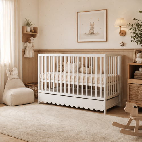 Przejdź do produktu Łóżeczko-Sofa 120x60 Mimi - Białe