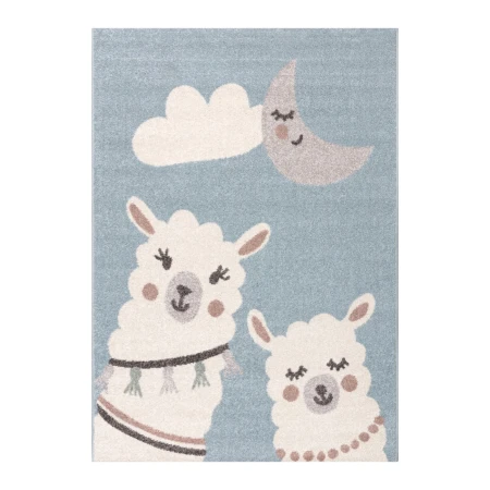 Dywan dziecięcy Cute Llama 160x230 cm z motywem słodkich lam