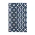Granatowy dywan Blue Cottage Wool 160x230 cm z geometrycznym wzorem